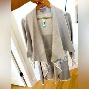 Cozy sweater wrap, new with tags.